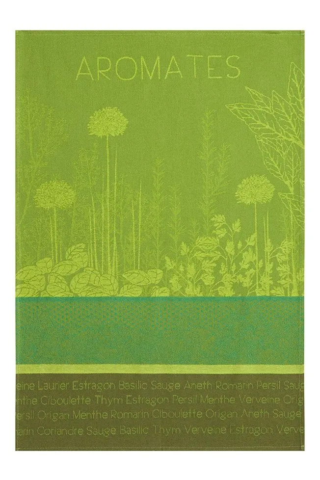 Geschirrtuch Jacquard Baumwolle 50x75 cm AROMATES DU JARDIN