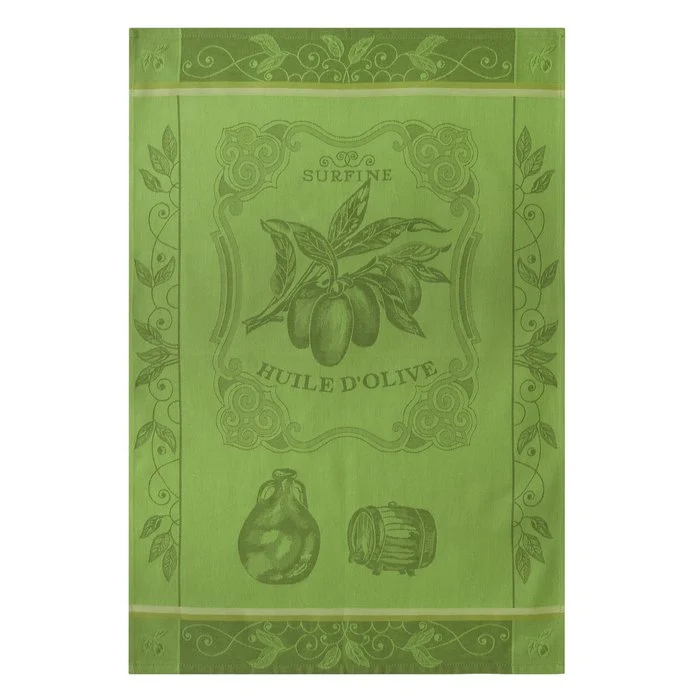Geschirrtuch Jacquard Baumwolle 50x75 cm HUILE D'OLIVE SURFINE