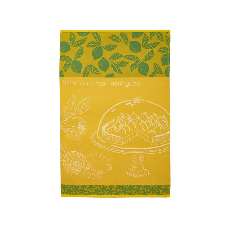Geschirrtuch Jacquard Baumwolle 50x75 cm Tarte au Citron
