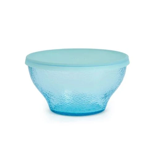 Glasbehälter hellblau mit Silikondeckel - 770 ml