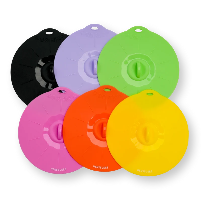 HENSSLERS 6er Silikondeckel Set