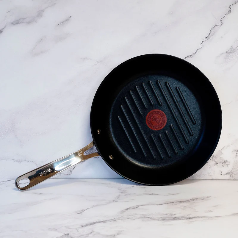 Sartén grill Perfect Resist Titanium mango inox Tefal