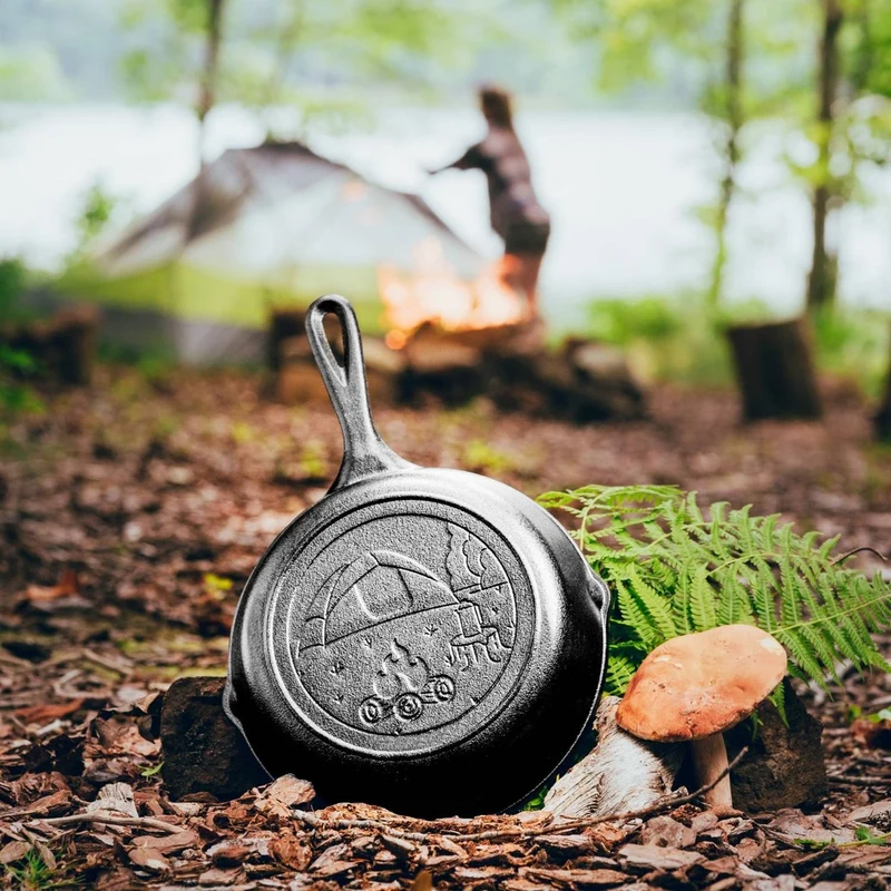 Sartén redonda de hierro fundido skillet 20 cm Wanderlust Lodge