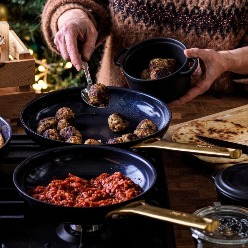 Set de 2 sartenes cerámicas Padova Reserve Black GreenPan