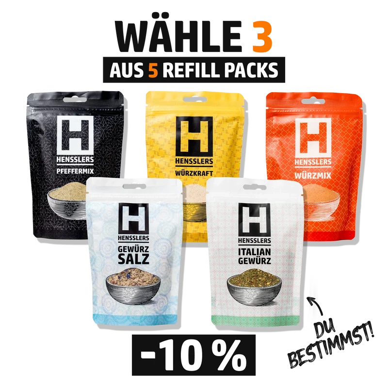 HENSSLERS Refill Pack - MIX & MATCH