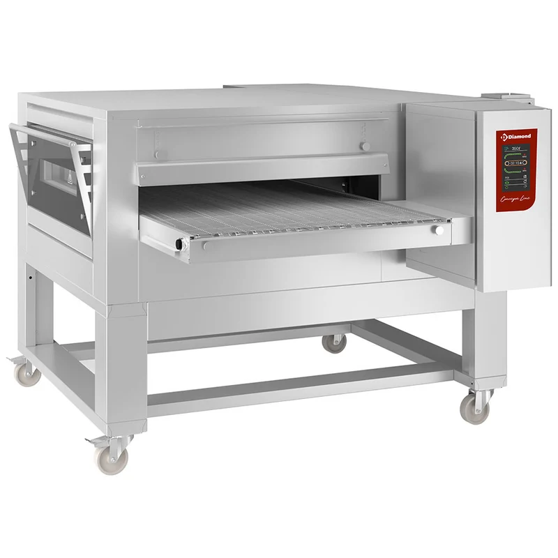 Gas Kettenbandofen Umluft 800 mm - TOUCH SCREEN - FTGV80/120-NT