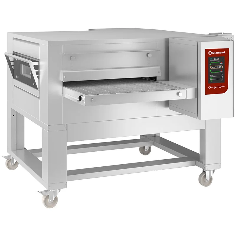 Gas Kettenbandofen Umluft 650 mm - TOUCH SCREEN - FTGV65/110-NT