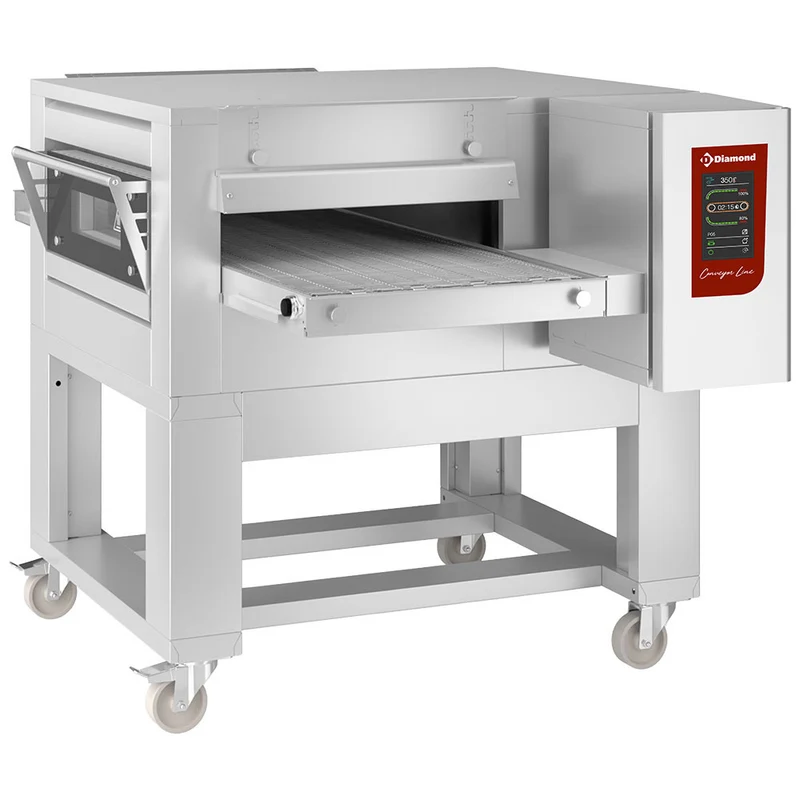 Elektro Kettenbandofen Umluft 500 mm - TOUCH SCREEN - FTEV50/85-NT