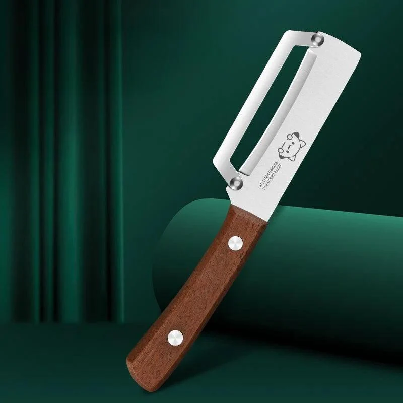 Hochwertiges Obst- Gemüsemesser mit Holzgriff