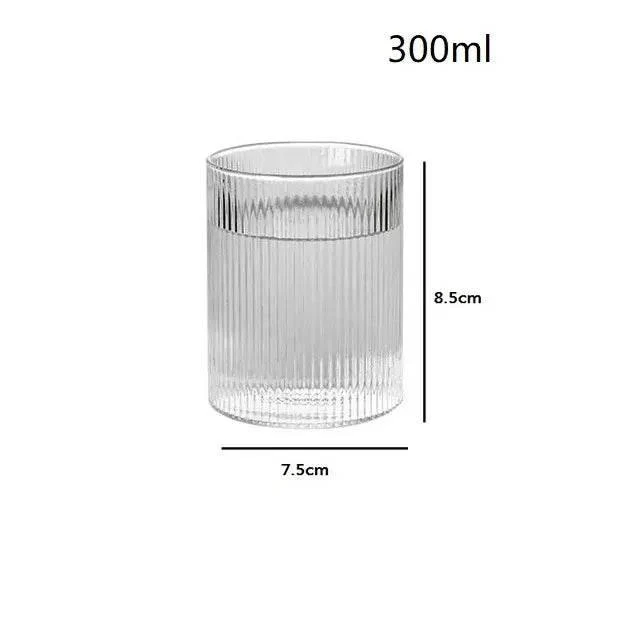 TINYI Wunderschönes bleifreies Trinkglas - Wasserglas (1/3/6er Set)