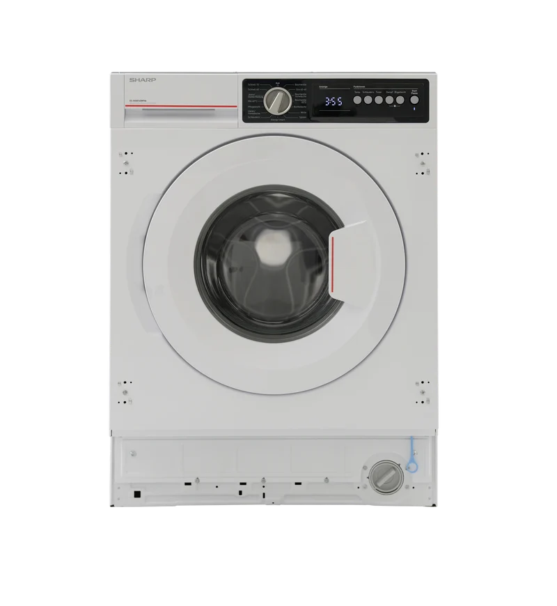 SHARP ES-NIB814BWNA-DE Integrated Washing Machine 8 kg 1400 RPM A Class with Steam Technology