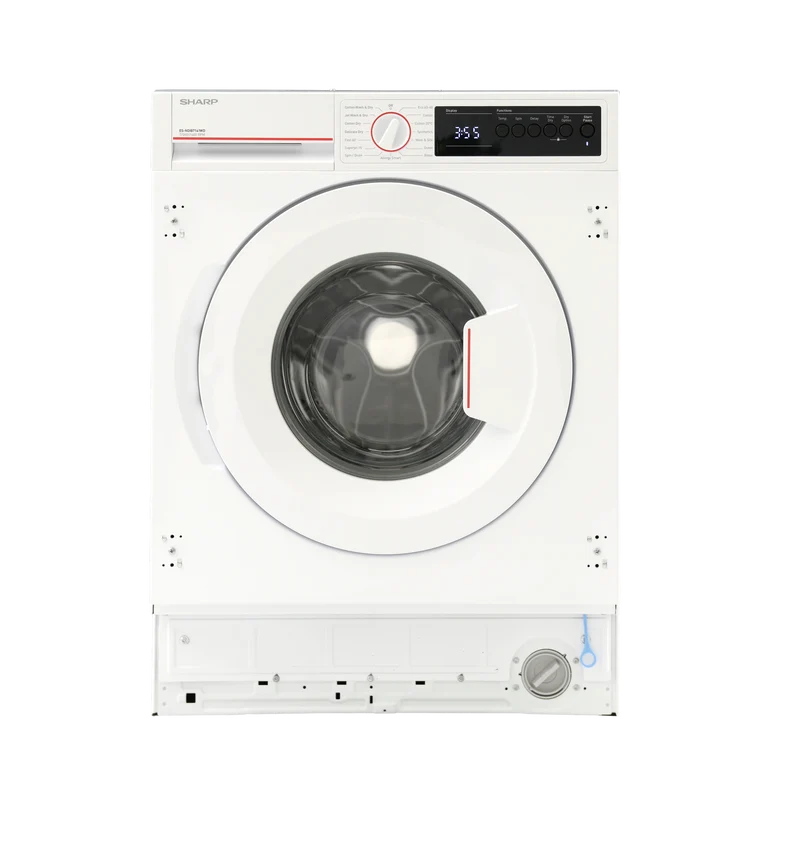SHARP ES-NDIB7141WD-EN Integrated Washer Dryer 7 / 5 kg 1400 RPM E Class with Advanced Inverter Motor Technology