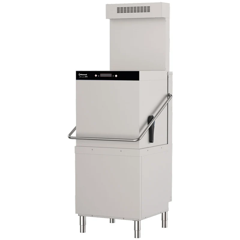 Haubenspülmaschine, Körbe 600x500 mm + Dampfkondensator-Wärmerückgewinnung "Full Hygiene" - DCR49/EV-RC