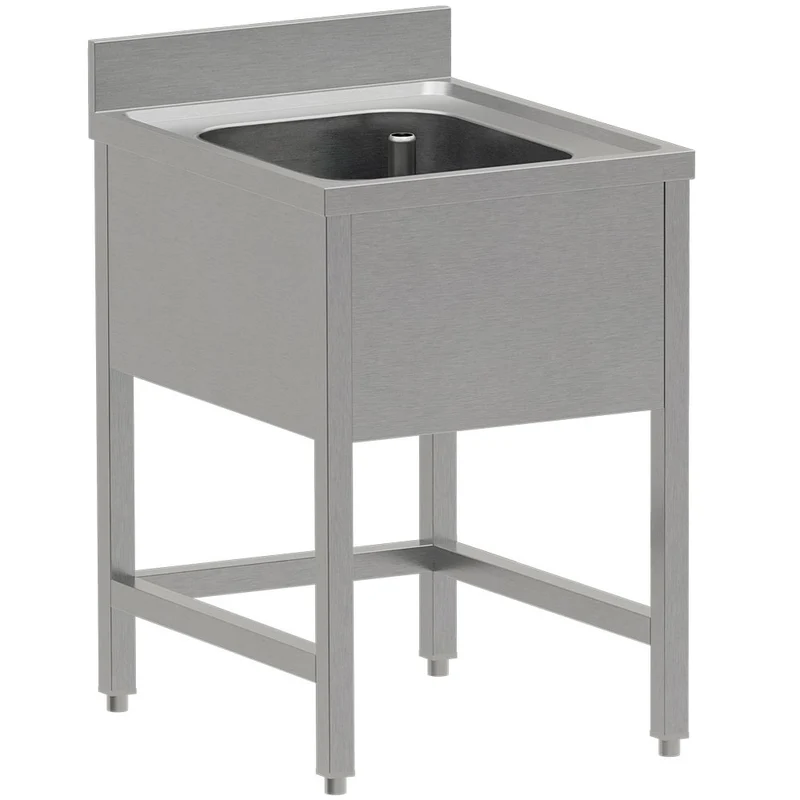 Edelstahl Spültisch ECO 1 Becken, ohne Unterboden - WR-C1EX-DX1