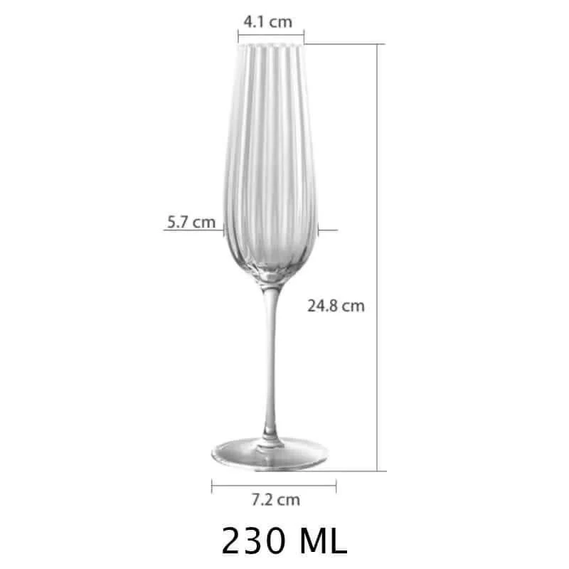 Gläser Set | Meereswelle (Wasser - Wein - Sekt)