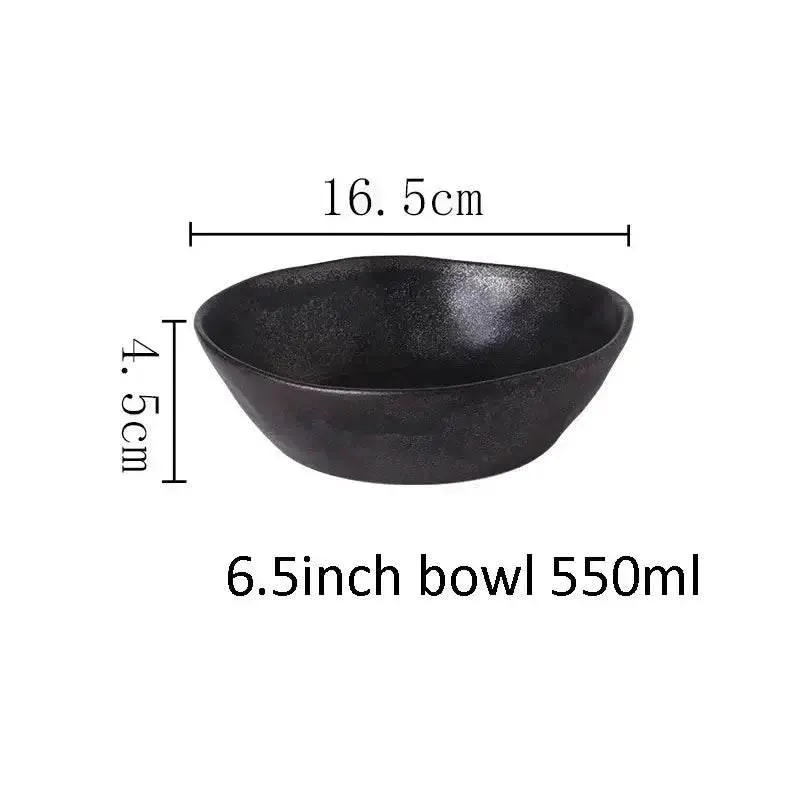 Japanisches Keramik Geschirrset | Retro (zwei Farben)