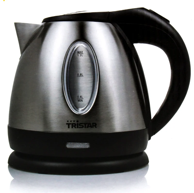 Tristar WK-1325 Wasserkocher Edelstahl 1,2 L 850 Watt