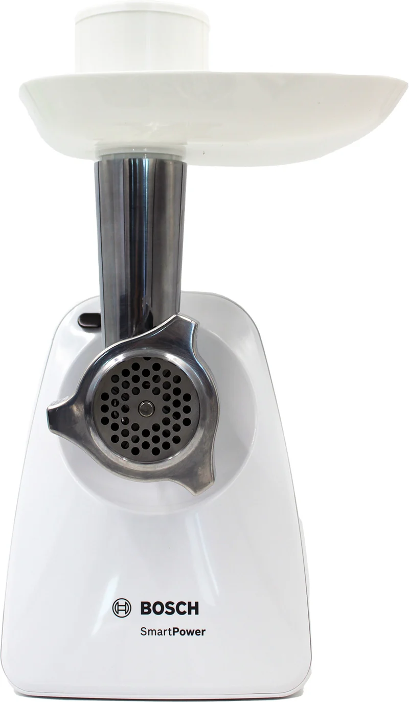 Bosch MFW2517W Fleischwolf 350W weiß mit Hobel- u. Entsafteraufsatz