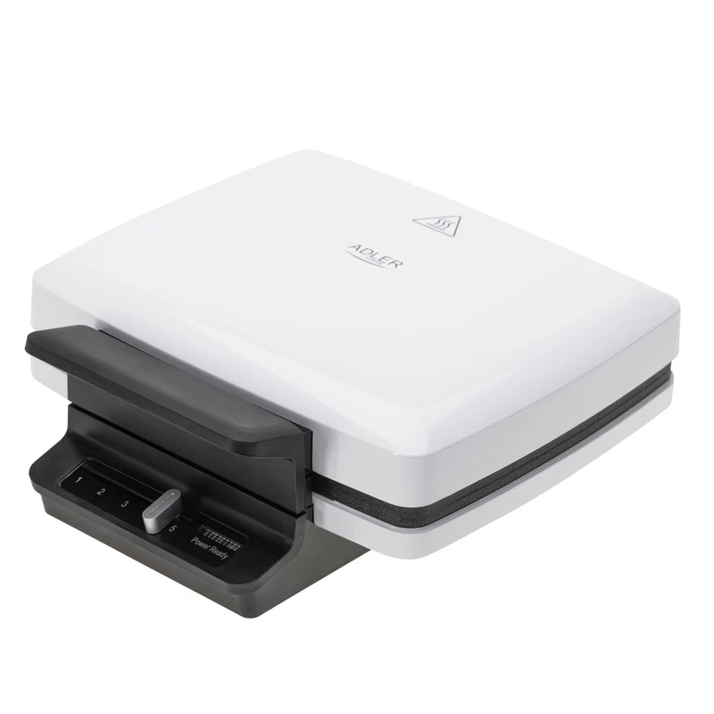 Adler AD 3085 Waffeleisen weiß 1800W