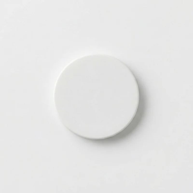 Bag of 12 reusable lids for glass yogurt pot