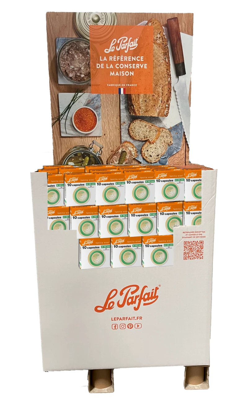 Le Parfait - Box 228 boxes of 10 capsules 100 mm Familia Wiss