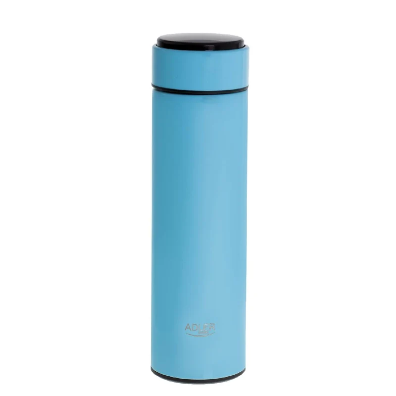 Adler AD 4506 blue LED-Thermoskanne 473ml Blau