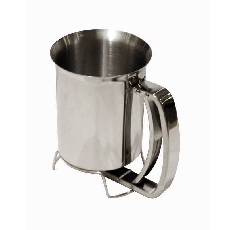 Stainless steel piston funnel