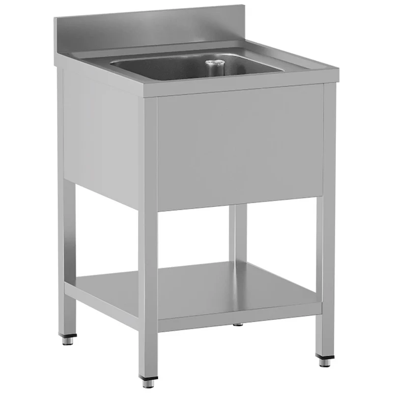 Spültisch 1 Becken, mit Unterboden - L711/D-SX1