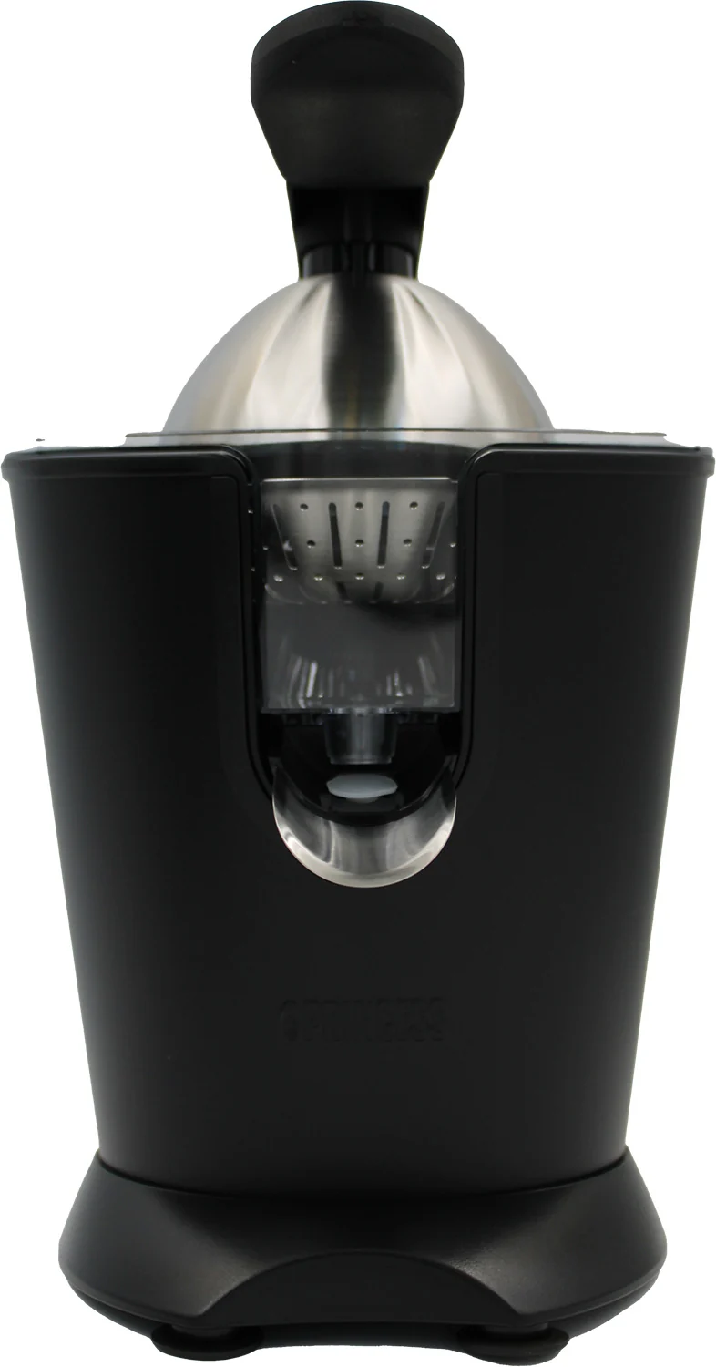Princess 201853 Black Steel-Kollektion Zitruspresse Edelstahl mattschwarz