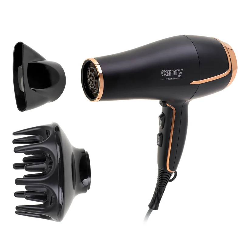 Camry CR 2255 Haartrockner 2200W mit Diffusor schwarz