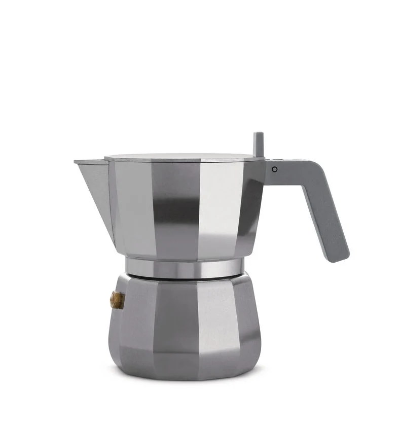 Espressokocher 3 Tassen grau
