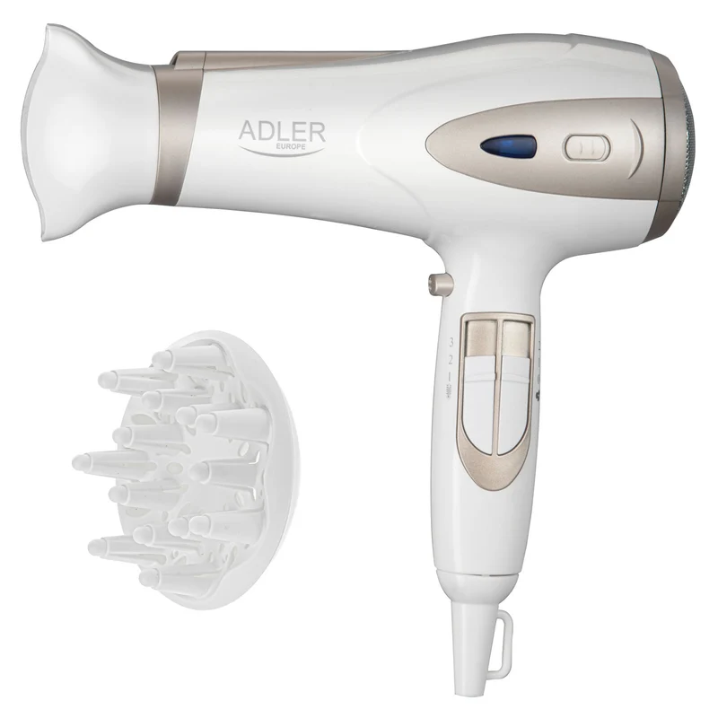 Adler AD 2248wc Haartrockner 2400W weiß/champagner