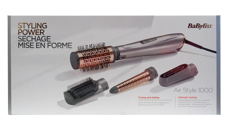 BaByliss AS136E Air Style 1000 Warmluftbürste 50mm Bürstenaufsatz