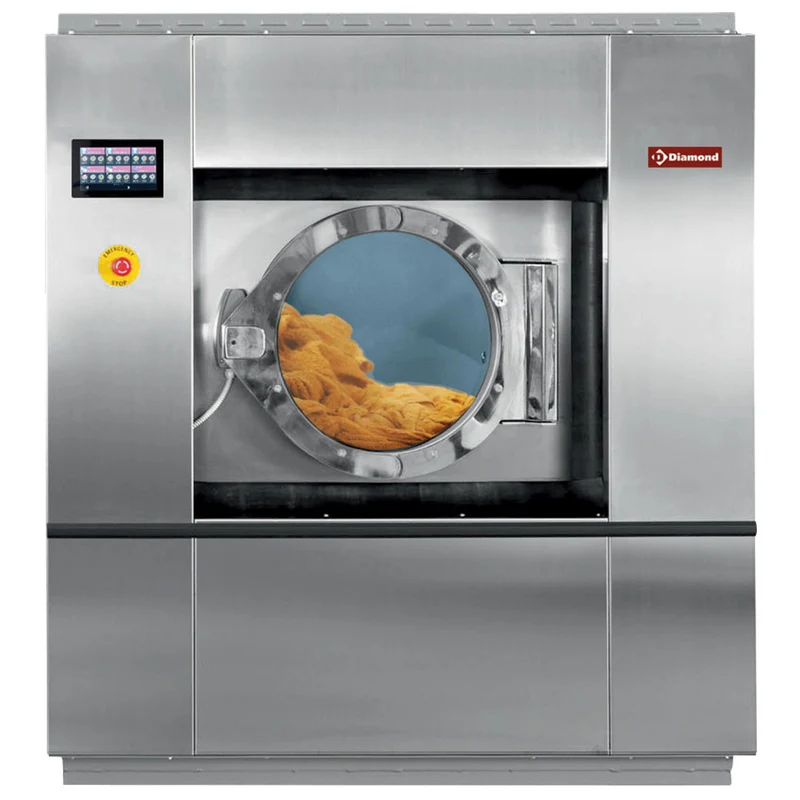 Profi-Waschschleudermaschine 40 kg , Edelstahl , Hohe Schleuderleistung, DLW40-TS/D