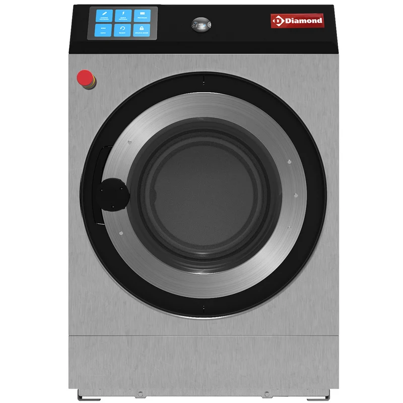 Freistehende Profi-Waschschleudermaschine 11 kg , Edelstahl , 1000 U/min, DLW11-TS/N