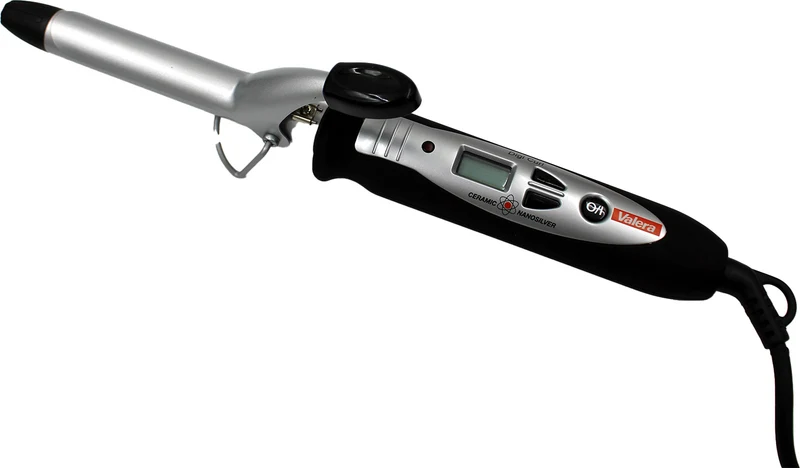 Valera 641.19 Digital Curler Lockenstab 19mm bis 190°C schwarz/silber