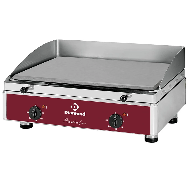 Profi Elektro-Griddleplatte , glatt , 60 cm Tischgerät, PLANCHA/2EL-N