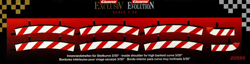 Carrera 20020595 - DIGITAL 124 /132/ EVOLUTION Innenrandstreifen Steilkurve 3 / 30 Grad