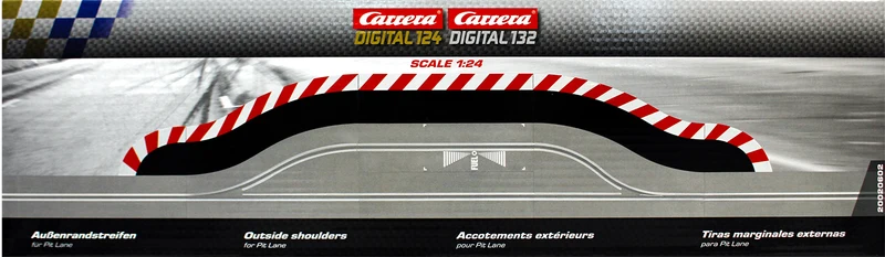 Carrera 20020602 - DIGITAL 124/132 Außenrandstreifen für Pit Stop Lane