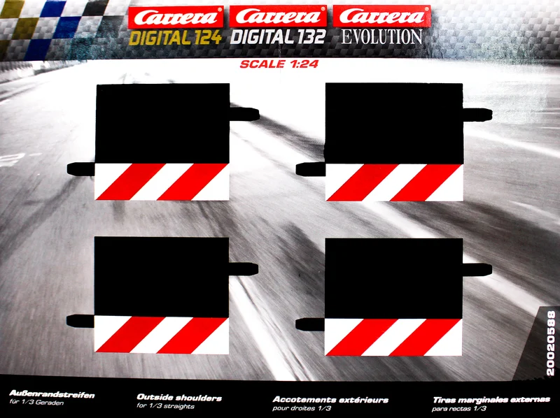 Carrera 20020588 - DIGITAL 124/132/EVOLUTION Randstreifen 1/3 Gerade