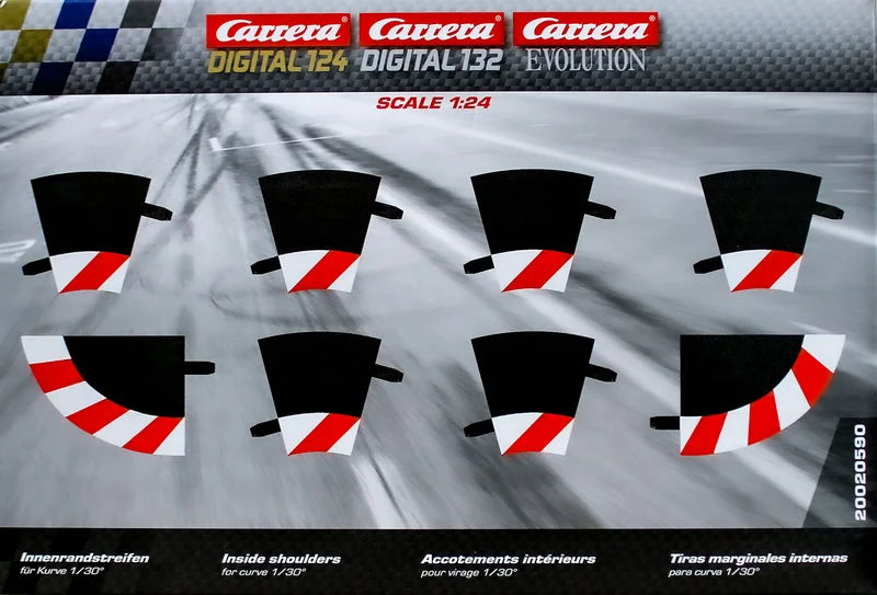 Carrera 20020590 - EVOLUTION/EXCLUSIVE Innenrandstreifen für Kurve 1/30
