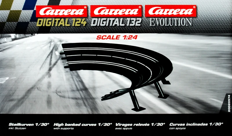 Carrera 20020574 - DIGITAL 124/132/EVOLUTION Steilkurve 1, 30 Grad
