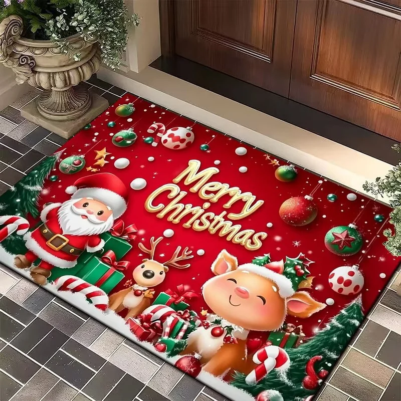 Festliche Weihnachtsfußmatte Karnz
