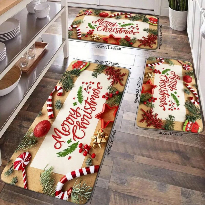 Festliche Weihnachtsküchenmatte Karnz