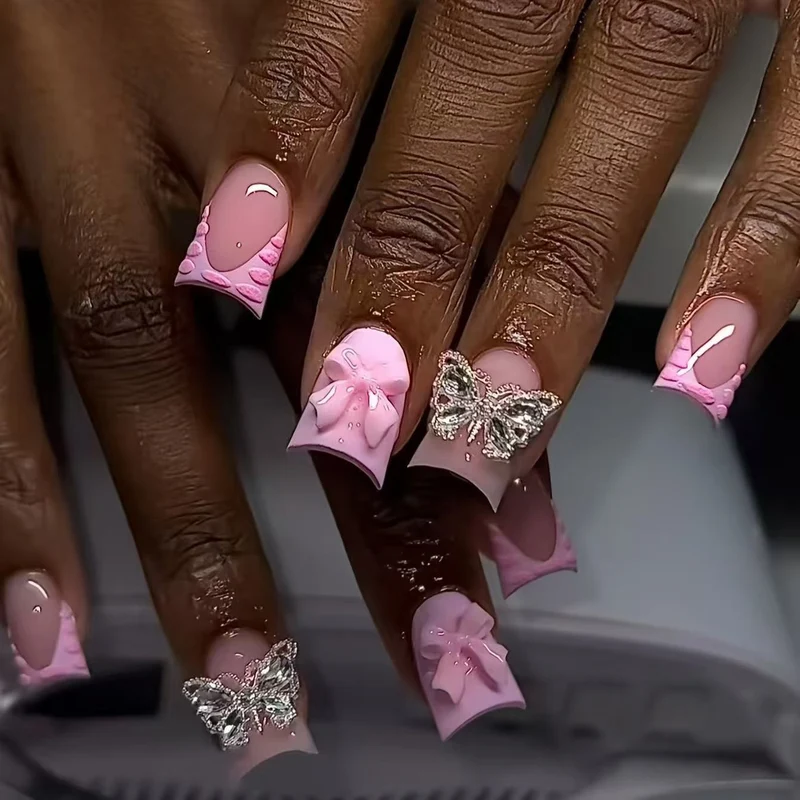 Premium Dekorativer Bow Nail Set Karnz