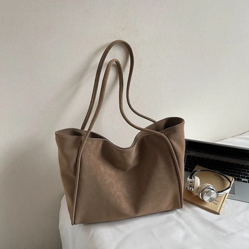 Geräumige Kunstleder-Shopper-Tasche Karnz