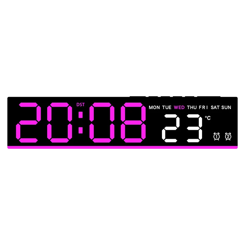Digitaler Wecker mit großem LED-Display und Temperaturanzeige Karnz