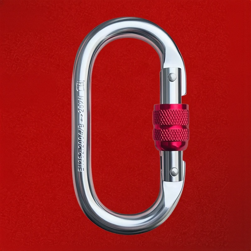 Stahlkarabiner für Klettern, 25 KN
