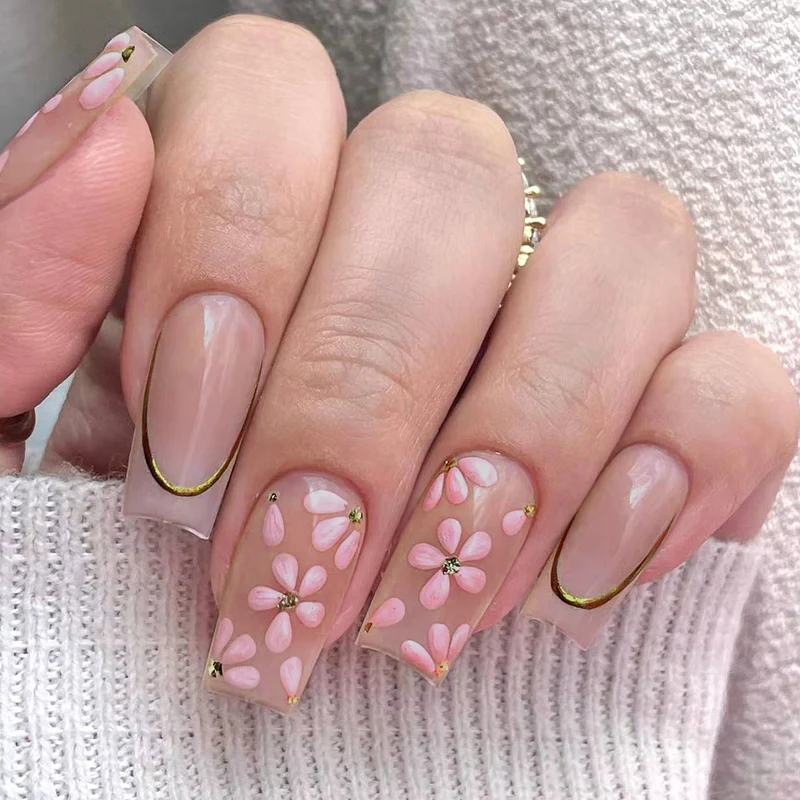Fleur-de-Lis Nageldesign Karnz