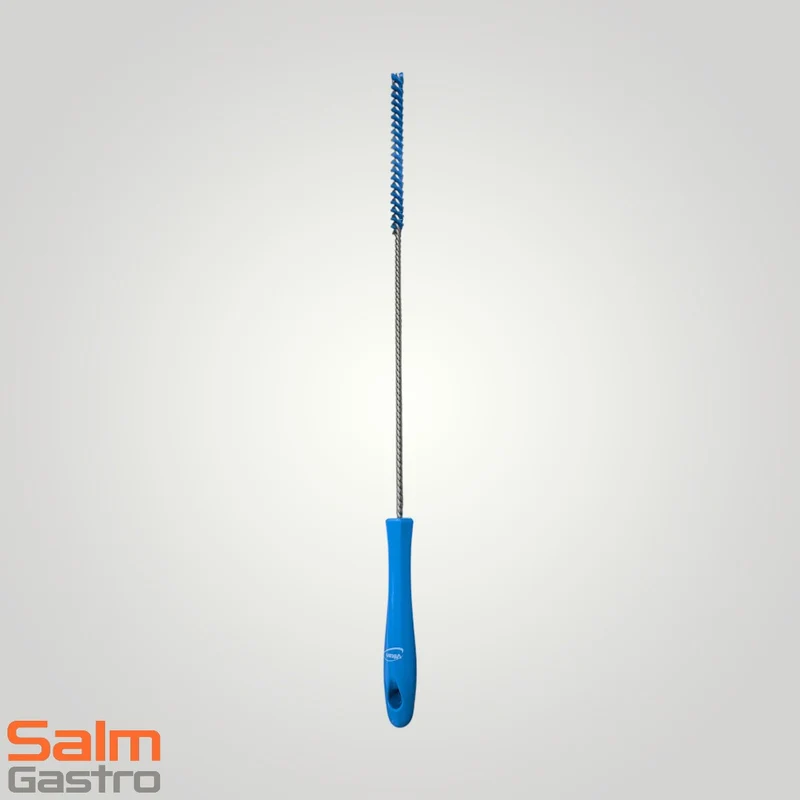Vikan Rohrbürste blau mit Stiel 480mm Ø10mm hart
